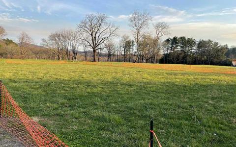 Press photo/Mia Overton - Weather permitting, JE Dunn plans to start moving dirt to the new skatepark site this week. 