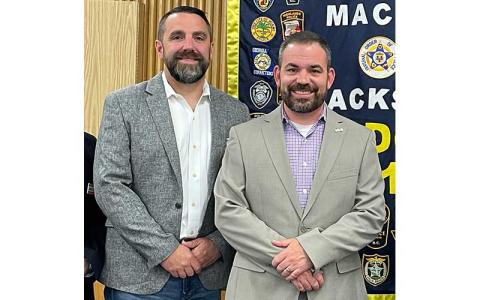 Brent Holbrooks (left) was the top voter getter in the sheriff’s race. Dereck E. Jones (right) had 54 fewer votes and has called for a recount. The recount will be held Thursday, June 2. 