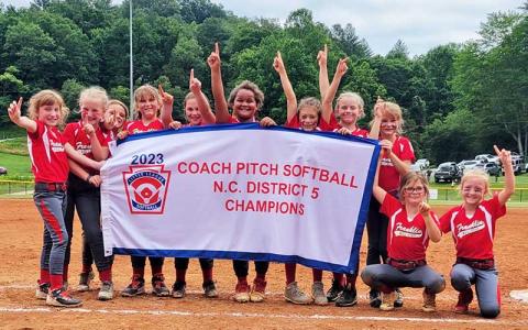 Photo courtesy of Ethan Garrett - Franklin’s 8U softball All-Stars celebrate their District 5 Tournament Championship. The team includes Mary Bishop, Sadie Lambert, Paislee Ammons, Lainey McCall, Sutton Bowles, Andi Setser, Adilyn Garrett, Alyssa Foley, Emmerson Shuler, Alexis Crowe, Gloria Daniels and Paislee Houston. 