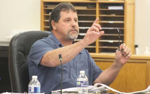 Press photo/Thomas Sherrill - County Commissioner John Shearl