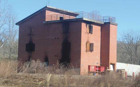 Press photo/Thomas Sherrill - The fire training tower at Southwestern Community College’s Public Safety Training Center in Macon County’s Industrial Park is nearly 40 years old.