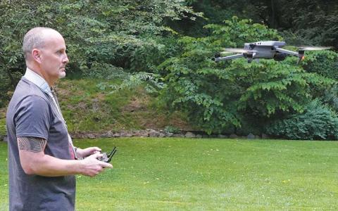 Photo submitted - Local drone pilot Eric Haggart