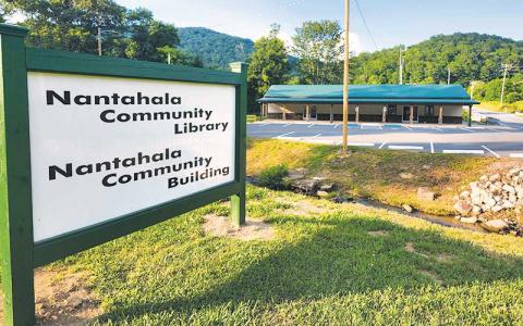 Press photo/Thomas Sherrill - The new Nantahala Community Library on White Oak Lane.