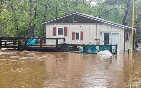 Press photo/Thomas Sherrill - Following Hurricane Helene, Macon County Emergency Services Director Warren Cabe says two residential structures are now uninhabitable, 24 will require extensive repairs, 28 will require some repair and three others need some minor repairs. Assessments are ongoing.
