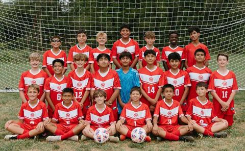 Photo courtesy of Bryan Wilkinson - Macon Middle School men’s soccer; (back, from left): Jesus Lopez Altamirano, Gael Pacheco-Vasquez, Levi Johnson, Salvador Vazquez, Bray O’Donoghue, Samuel Antoine, Alan Zamudio; (middle row) Raylan Sunderhaus, Edgar Morales, Braylon Crisp, Aldair Zamora Reyes, Christian Garcia, Jose Acevedo, Pablo Odilon, William Altamirano, Abram Lynch; (front row) Grayson Hyder, Oliver Martinez, Ryan Anderson, Yael Altamirano, Taurino Martinez Cruz, Jacob Modlin