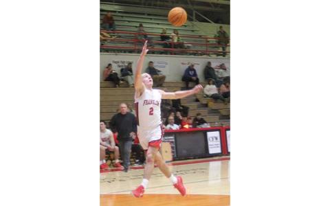 Press photo/Will Woolever - Senior guard Braylen Dezarn corrals a high cross-court pass versus West Henderson Jan. 14. 