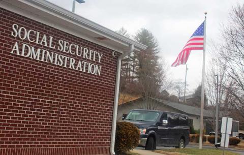 Press photo/Thomas Sherrill - The Social Security office off Lakeside Drive in Franklin.