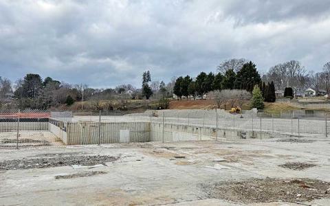 Press photo/Mia Overton - Following a feasibility study of the former Angel Medical Center property of Riverview Street, the town has decided it would not be a good investment of taxpayer dollars and withdrew its offer to buy the property.