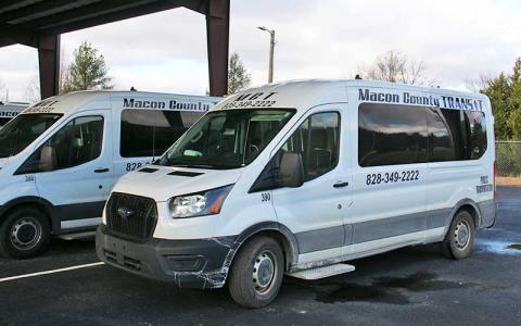 Press photo/Shelby Powell - Macon County Transit offers daily routes in Franklin and appointments can be made for transportation outside the county.