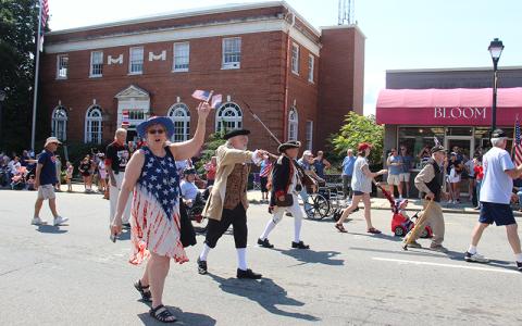 Press photo/Shelby Powell - The Town of Franklin celebrated Independence Day with the annual parade along Main Street on Saturday morning. See more photos in the July 8 edition of The Franklin Press and on our Facebook page.