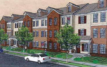 Image/Solstice Partners - A rendering of the proposed Franklin Falls apartments on Siler Road.