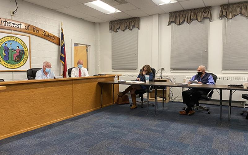 The Macon County Board of Education met on Oct. 19