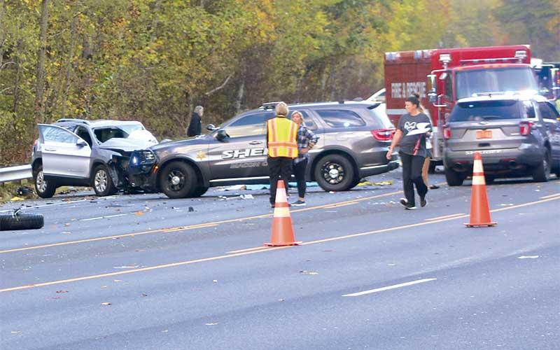 Press photo/Thomas Sherrill - One person died in a multi-car wreck on Georgia Road on Oct. 20.